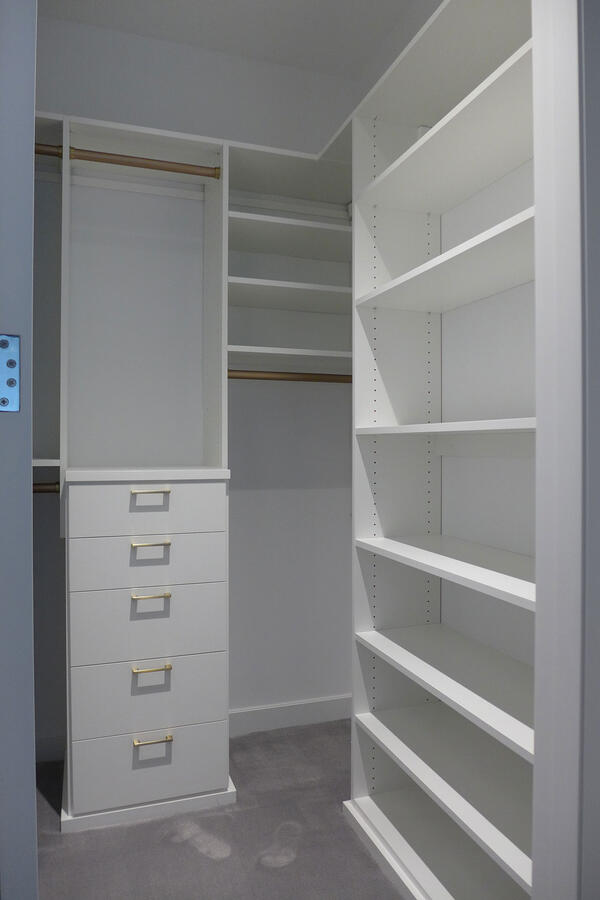Custom walk in closet